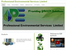 Tablet Screenshot of proenvironment.biz